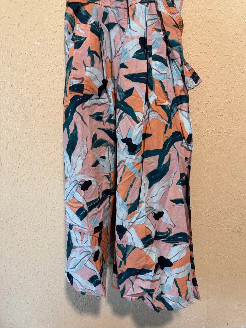 TORY BURCH Printed Wrap‎ Dress In Pink Desert Bloom Size 6